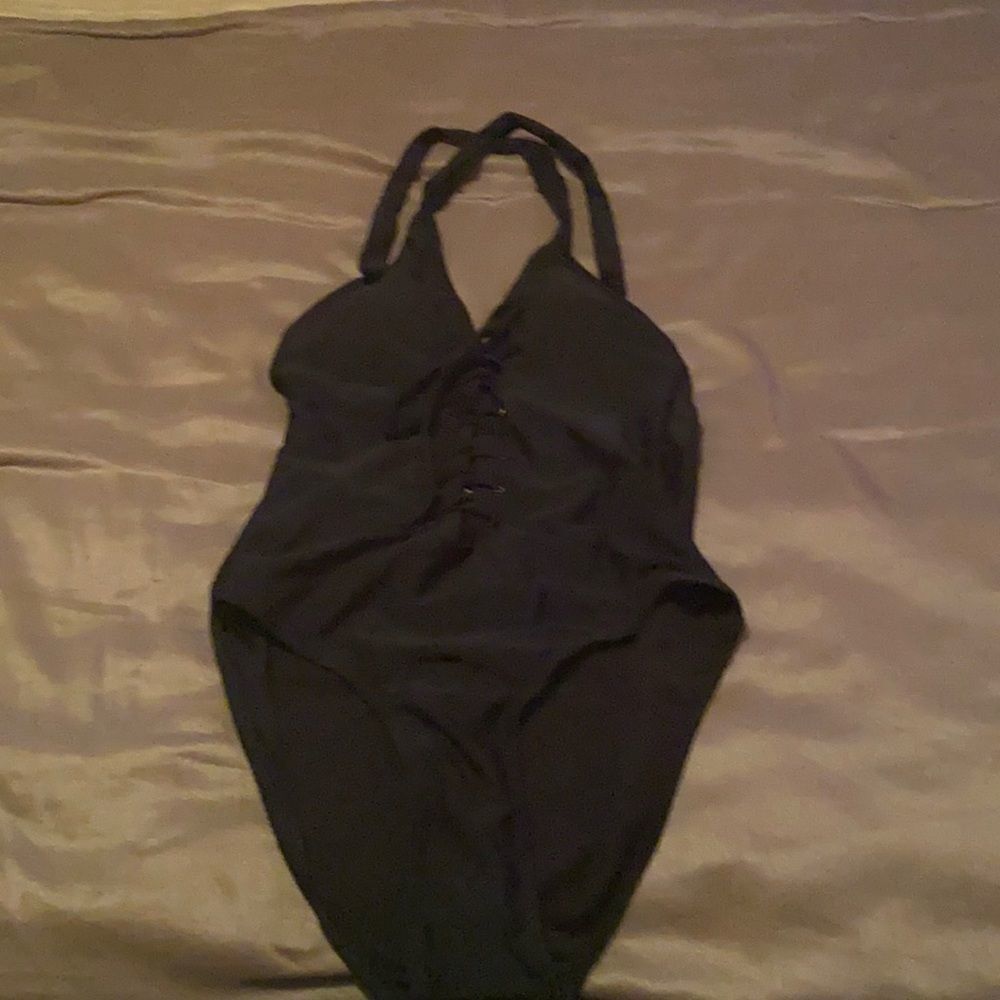 black bathing suit